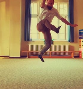 Bewegung in der Osteopathie - Jonny Reichel beim Training