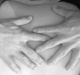 Osteopathie-Berührung-Reichel- Massage